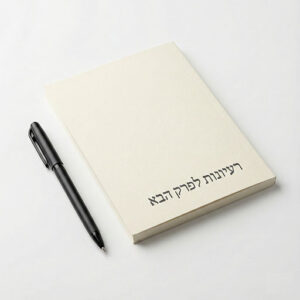 סט מחברת ועט: "רעיונות לפרק הבא"